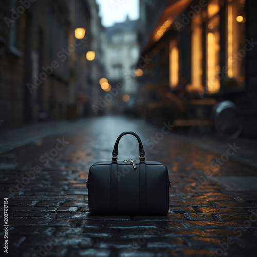 bag in  street