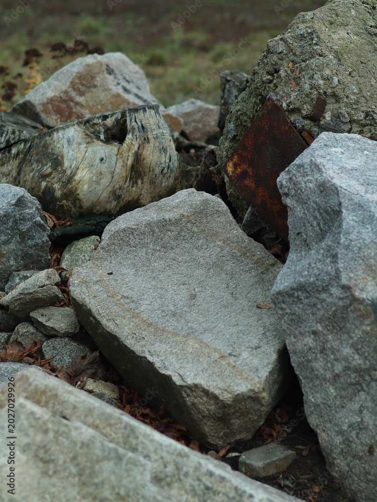 Naklejka premium old stone wall