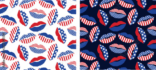 USA pattern. 4th of July. Independence Day vector lettering for postcard, card, banner. Celebration calligraphy. US military armed forces typography concept. T-shirt design, mug print, tee art.