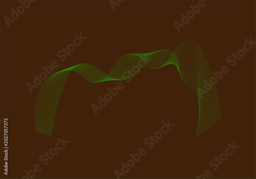 A green tea background featuring natural leaves and an eco plant design with illustration vector elements for a cartoon food and environment icon