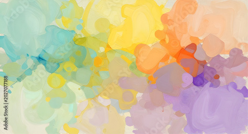Tableau sur toile artistic, abstract, oilpaint, brushstroke, colorful, texture, paint, acrylic, vi