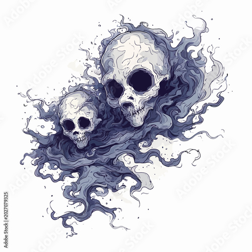 Abstract Ghost Design Very Cool