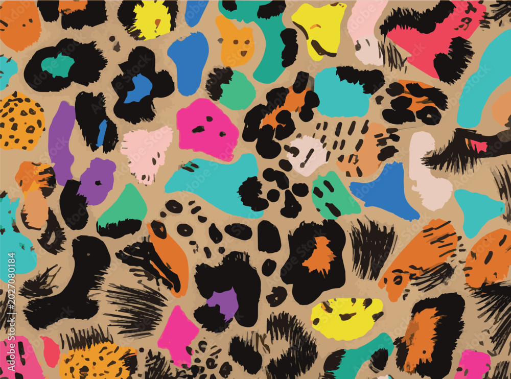 Obraz premium abstract animal skin pattern vector