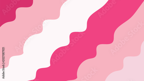 Abstract Wavy Pink Halftone Background