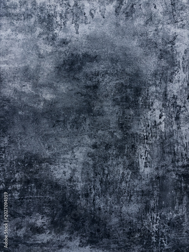 Grunge asphalt or concrete wall as background frame