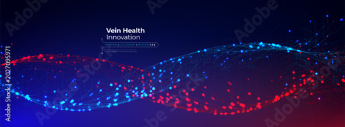 Fotografía Red Blur Bloodstream Veins Blood Stream Arteries Particles Flow Abstract Graphic