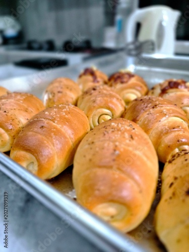 fresh baked croissants
