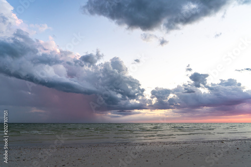 Принти на полотні Hurricane and Tornado, Storm season in USA Florida