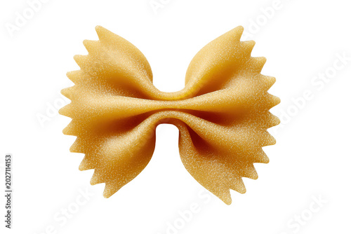 Farfalle Bowtie Pasta on Transparent Background for Food Mockup