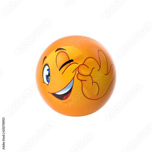 Tableau sur toile proud emoji