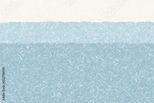 Layered Japanese Washi Paper Background in Soft Blue Tones