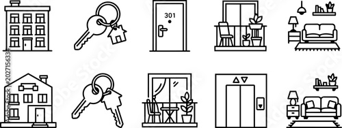 Real Estate Home Icons