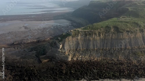 Aerial View of Pointe de la Crèche in Boulogne-sur-Mer, France
