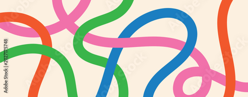 abstract color line  background design 