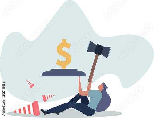 фотографія Workers compensation, insurance providing wages replacement, employee injured benefit, legal or law to compensate payment concept