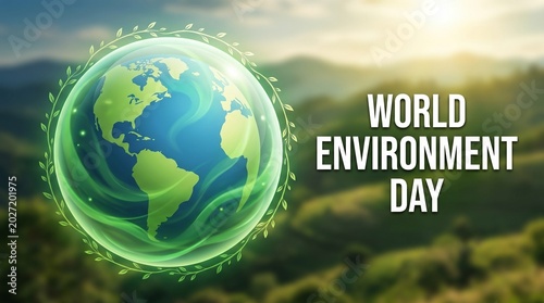 world, environment, day, celebration, glowing, earth, encircled, greenery, serene, natural, landscape, globe, planet, sustainability, conservation, path, biodiversity, ecology, flower, nature, sunligh