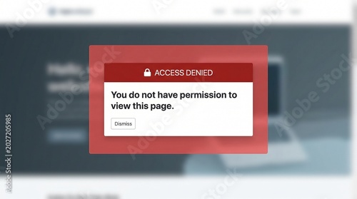 Caught in the Act: Access Denied Screen Security Warning