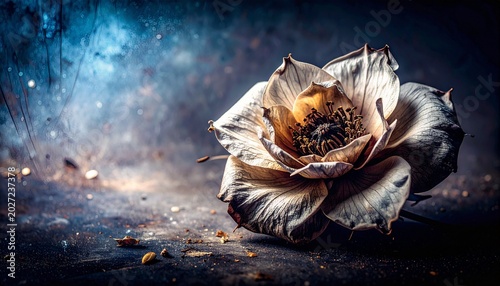 grunge floral background