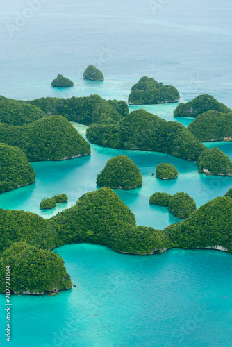 Blue ocean in Palau, Micronesia