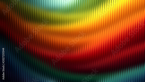 Foto Juneteenth celebration with vibrant rainbow colors flowing across textured glass