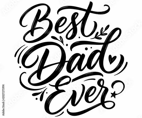 Canvastavla Best Dad Ever