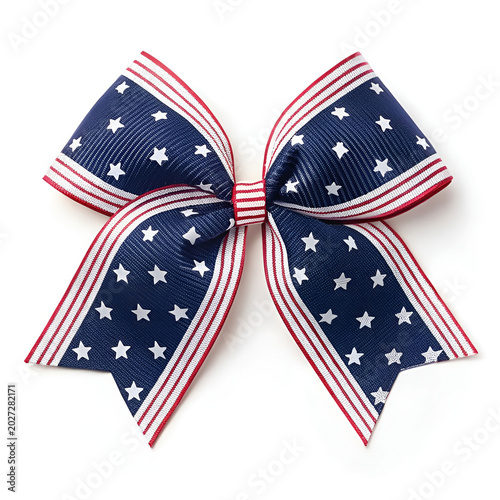 Stylish Fourth of July hair accessory mockup with patriotic festive elegance.