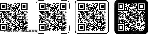 Scan QR code icons