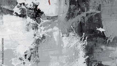 Bold abstract acrylic paint...