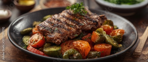 A tasty serving of cooked m...