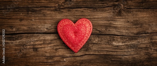 A heart shaped piece placed...