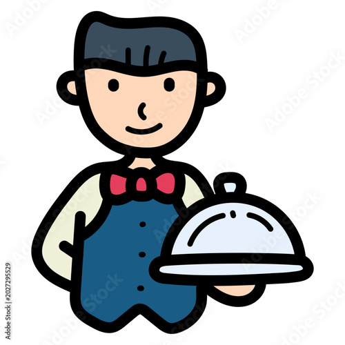 Tableau sur toile Served illustration