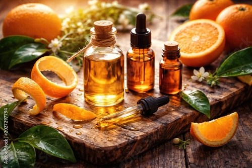 Assortment of orange peel a...