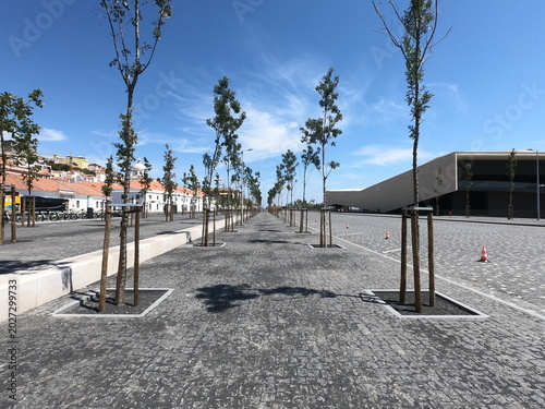 Lisbon Cruise Port in Portugal. The new cruise terminal.