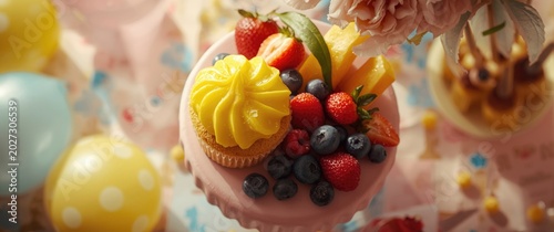 Bright and lively birthday ...
