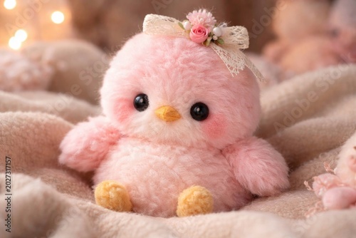 Delightful handmade pink pl...