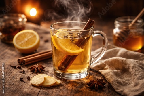 Steaming non alcoholic hot ...