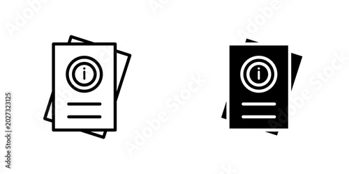 Fotografía User guide icons for app and websites.