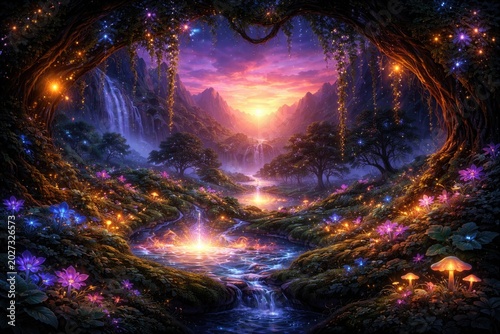 Generative AI crafted lands...