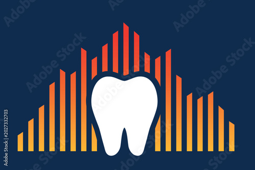 dental theme - tooth aganst the chart