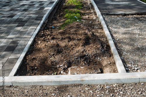 Fotografia Garden bed preparation