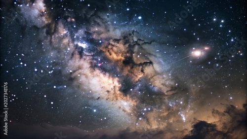 space background with stars