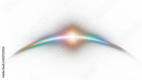 horizontal lens flare