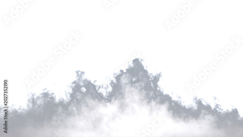 a gray smoke