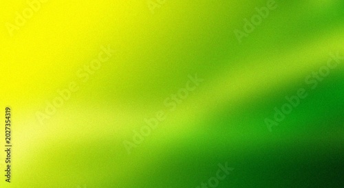 Smooth gradient background blending green and yellow tones Grainy Noise Texture Design for Retro Poster Header and Web Backdrop