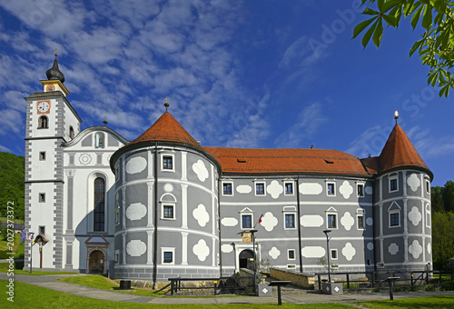 Franciscan monastery in Olimje. Originally a castle Olimje (Grad Olimje) is a 16th-century castle located in the settlement of Olimje, part of the Municipality of Podcetrtek in eastern Slovenia