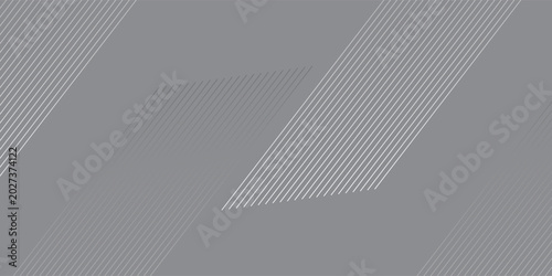 Abstract grey background with diagonal white lines. Vector illustration
