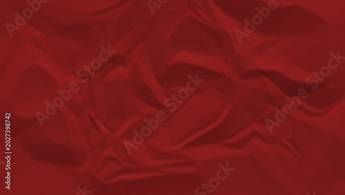 Deep textured red paper background with dramatic shadows and highlights suggesting a crumpled surface for design