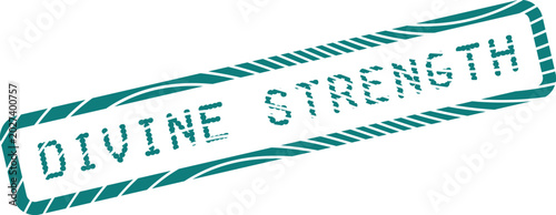 Foto Divine Strength Acknowledgment Stamp for Resilience and Indomitable Resolve
