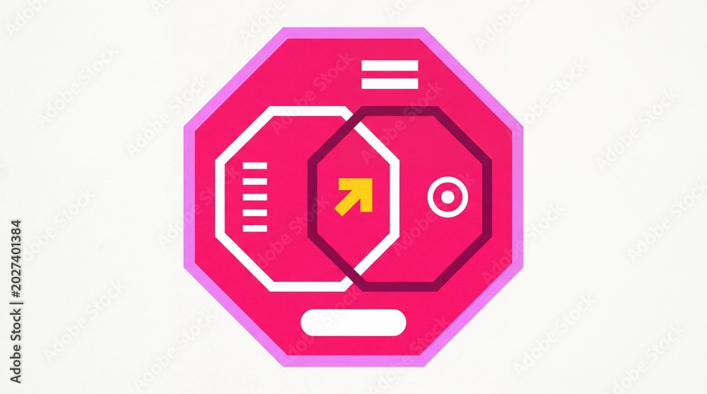 Obraz premium flat vector badges and background