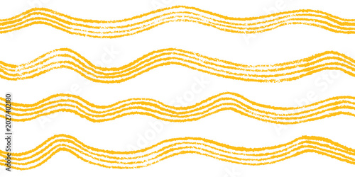 Foto Italian spaghetti and asian vermicelli vector repeat pattern with abstract waves